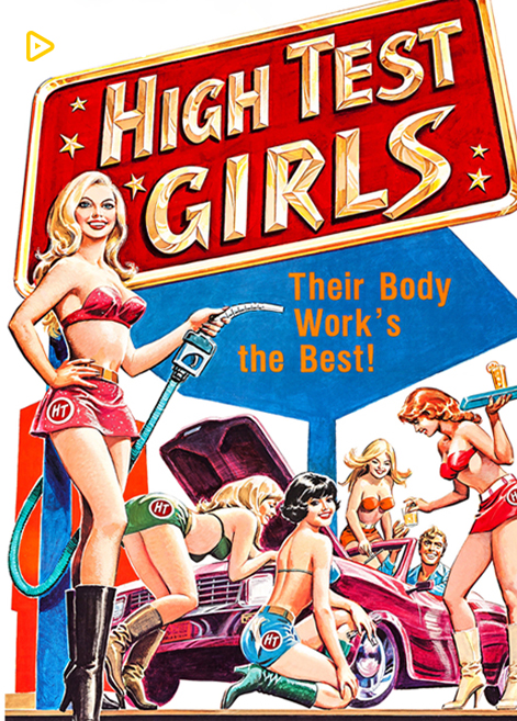 Six Swedish Girls at a Pump (High Test Girls – Sechs Schwedinnen von der Tankstelle